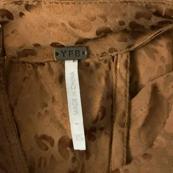 Young Fabulous & Broke Lou Lou Dress In Brown Animal Print - Picture 3 of 4